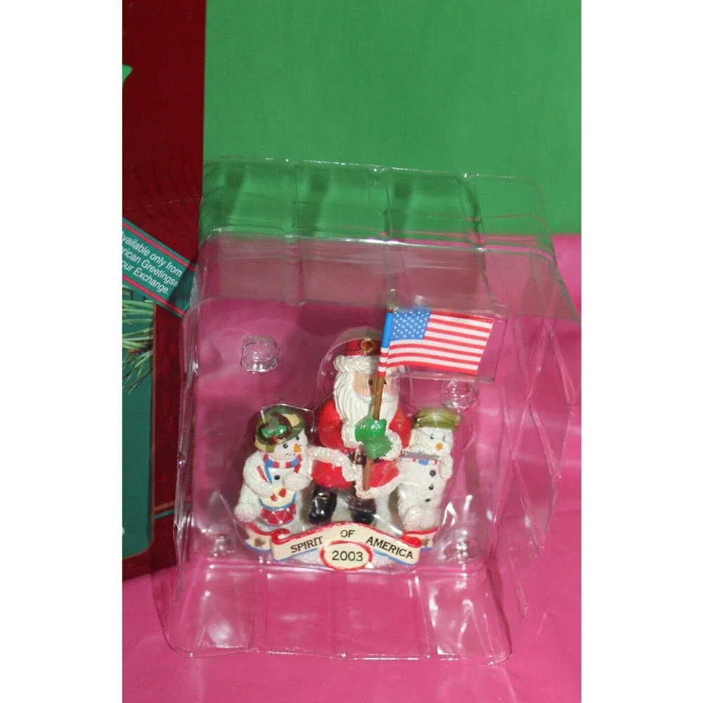 Carlton Operation Santa 8th Anniversary Spirit Of America 2003 Holiday Ornament